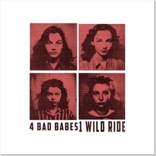 1 Bad Babes, 1 Wild Ride: A Mugshot of Rebel Lesbians Posters and Art